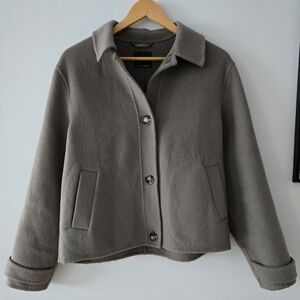 Simons Women's Muddy Grey Wool Jacket